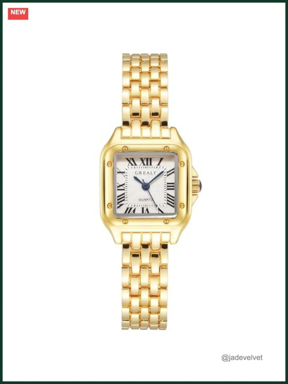 Women's Roman Numeral Bangle Watch Stainless Steel Bracelet Set Retro Quartz